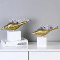 Light Luxury Crystal Ornaments Conch Copper Ornaments Living Room Wine Cabinet Porch Office Home Decorations