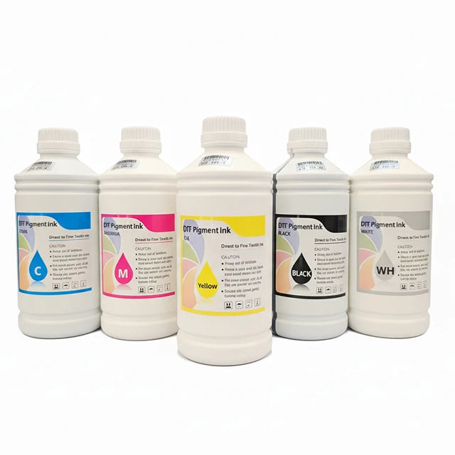 DTF Pigment Inks for Epson Printer XP600 L1800 DX5 4720 White Ink PET Film Printer