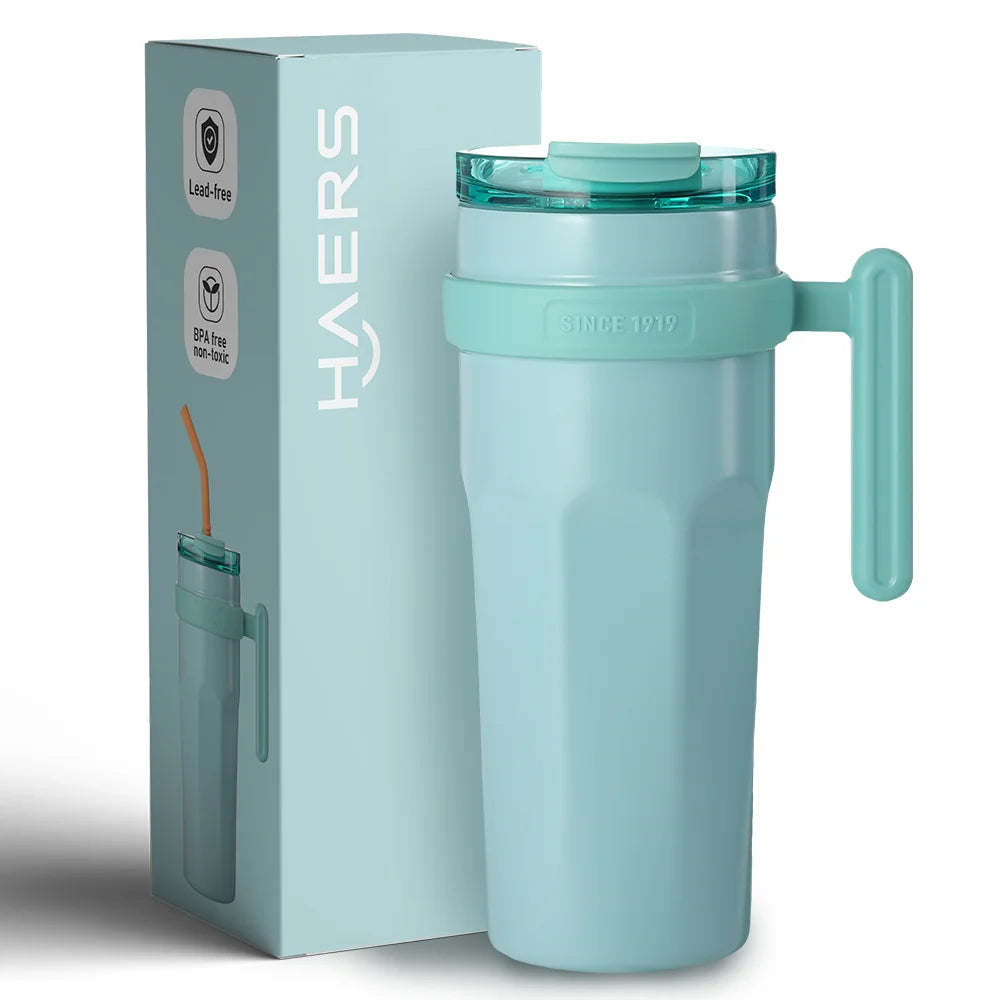 Custom logo Leak Proof 18/8stainless Steel Camping Travel  Coffee Mug with Handle