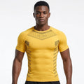 Men's Compression Shirt Short Sleeve Anime 3D Print Training Workout T Shirt Sport Gym Tops Rash Guard for Men MMA Grappling
