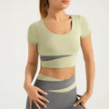 2025 New Design Fitness Crop Top Stylish Yogurt Sportswear for Adults Lightweight Breathable Wholesale High Quality Gym Wear