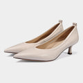Luxury Top Grade Sheepskin Vamp Women's Pumps Soft Comfortable Sheepskin Lining Customize Ladies Point Toe Casual Shoes