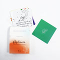 Inspirational Self-Care Affirmation Paper Poker Deck Positive Mindfulness Logo for Mental Health Stand & Parties