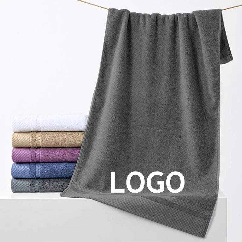 100*50cm Large Washcloths Luxury Cotton Custom Logo Shower Towels Bath 100otton With Bath Towel Sets for Hotel Home Used