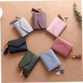 Minimalist Anti-Theft PU Leather Women's Wallet Short Coin Purse with Card Cash Valentines Day Mother's Day Gift