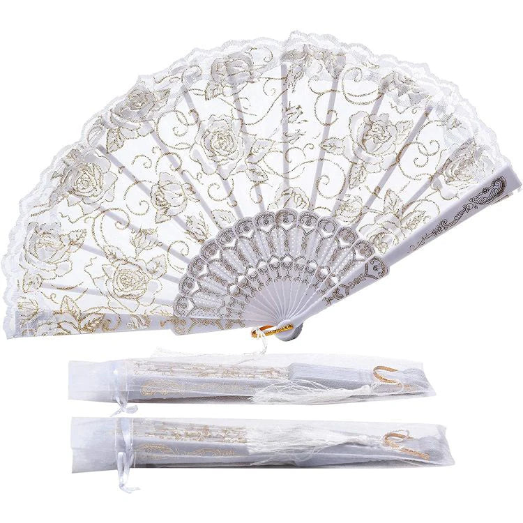 Elegant Feel Large Custom Printed Folding Bamboo Love Style Hand Fans Multipurpose Plastic Material