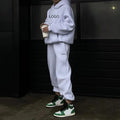 E220600 Custom Clothing Manufacturers Streetwear Unisex Gym Training Jogger Set Fitness Men's Tracksuit Two Pieces Hoodies Set