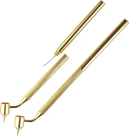 Gold Line Painting Pen 0.5 mm Fluid Writer Pen Fine Line Painting Pen for Auto Paint Repair