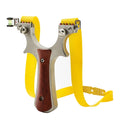 Piaoyu Stainless Steel Hunting Slingshot Sling Shooting Powerful Catapult with Rubber Band Outdoor Shooting
