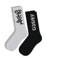 Custom Letter Logo Sock Men Knitted Cotton Casual Socks Design Your Own Logo Sox for Men
