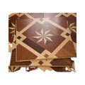 Modern 6x6 Mosaic Parquet Teak Engineered Wood Flooring 15mm UV Coated Luxury Smooth Indoor Living Room