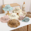Cute Outdoor Foldable Wide Brim Grass Hats Kids Summer Beach Straw Sun Hat Wholesale All Bucket Hat and Purse Sets
