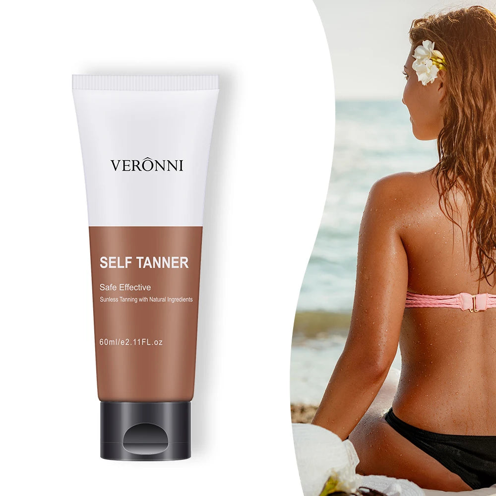 Self Tanner Lotion Bronze Sun Tan Cream Skin Brown Tanner Surface Dark Tanning Lotion Natural Self Tanner Cream