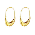 Online Wholesale Wrap Custom Luxury Fashion Semicircle hoop Match Design Stainless Steel 18K Gold Plated Jewelry Earings Women