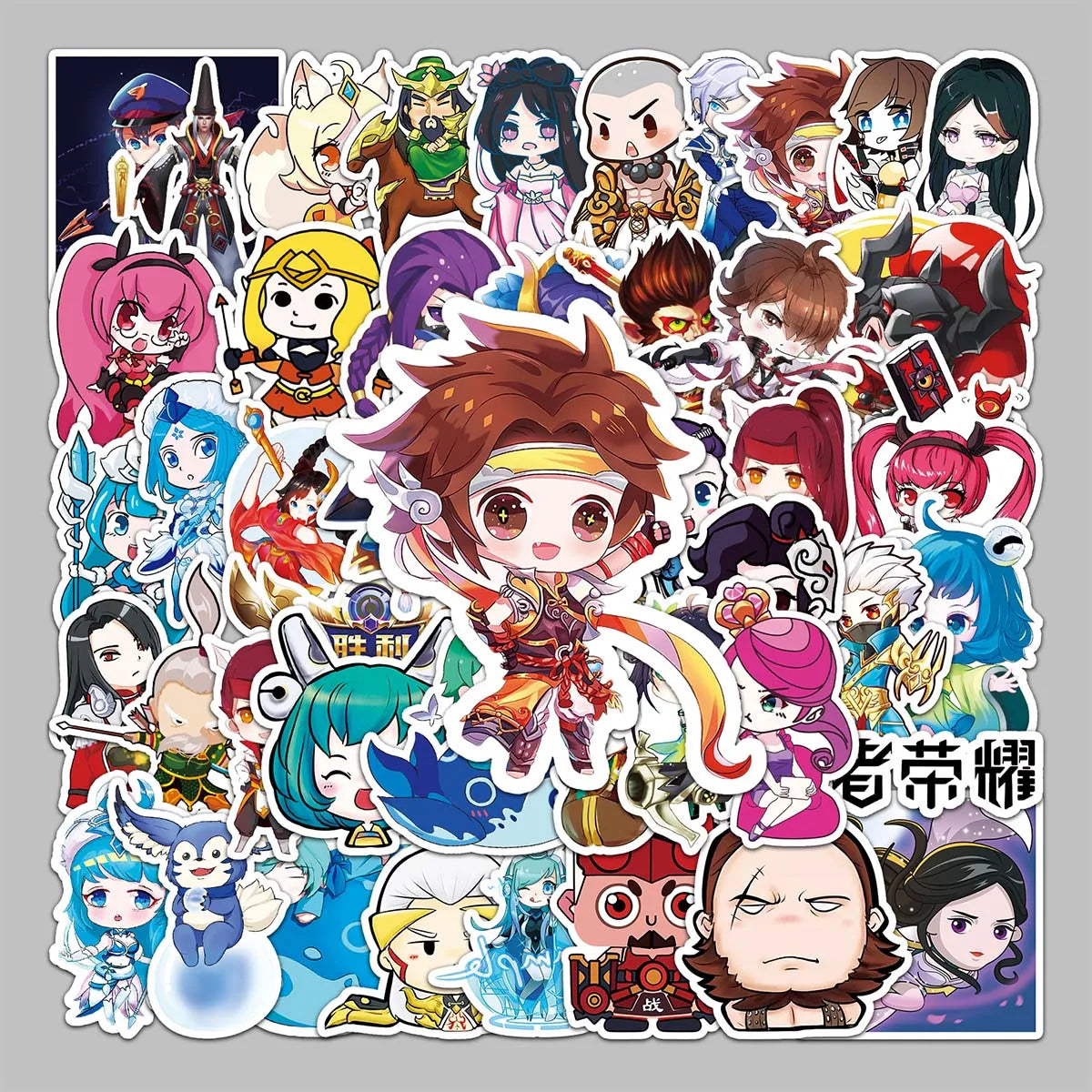 50PCS Manufacturers Wholesale Creative Trend Honor of Kings Stickers Suitcase Desktop Refrigerator Guitar Stickers