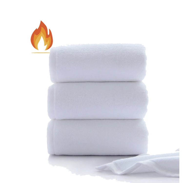 Wholesale Hotel Face Bath Towels 100% Cotton Quick-Dry Plain Checkered Design