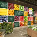 Waterproof 3D Floral Wallpaper Custom Photo Large Mural Fresco Moisture-Proof Floral Pattern Fruit Wallpaper