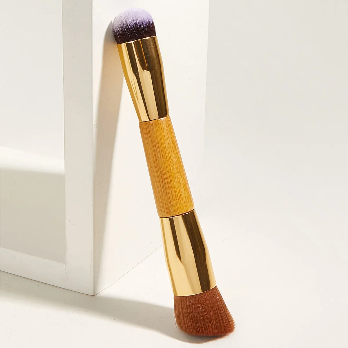 2026 New Portable Double Head Powder Brush Concealer Makeup Brush Beauty Tools Support Customization