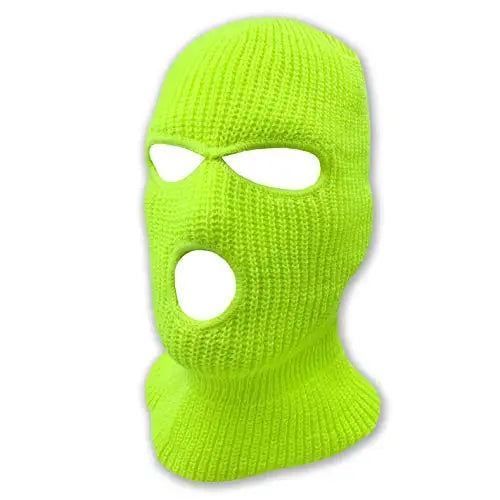 Chinese Manufacturer  Knitted Full Face Cover Ski Mask 3 Hole Winter Balaclava Warm Knit Full Face Mask for Outdoor Sports