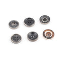 Custom 4 Holes Laser Engraving Round Logo Eco-Friendly ABS Plastic Flatback Buttons for Polo Shirt and Overcoat