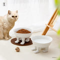 Nordic Portable Cute Cat Dog Food Water Bowls Wholesale Non-slip Custom Ceramic Pet Bowl