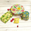 Biodegradable Plastic Free Recycled Food Packaging Washable Vegan Soy Wax Food Wrap
