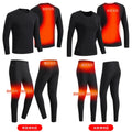 New Intelligent Winter Casual Straight Breathable Heating Suits Thermal Clothes for Men Women Outdoor USB Infrared Mid Waist
