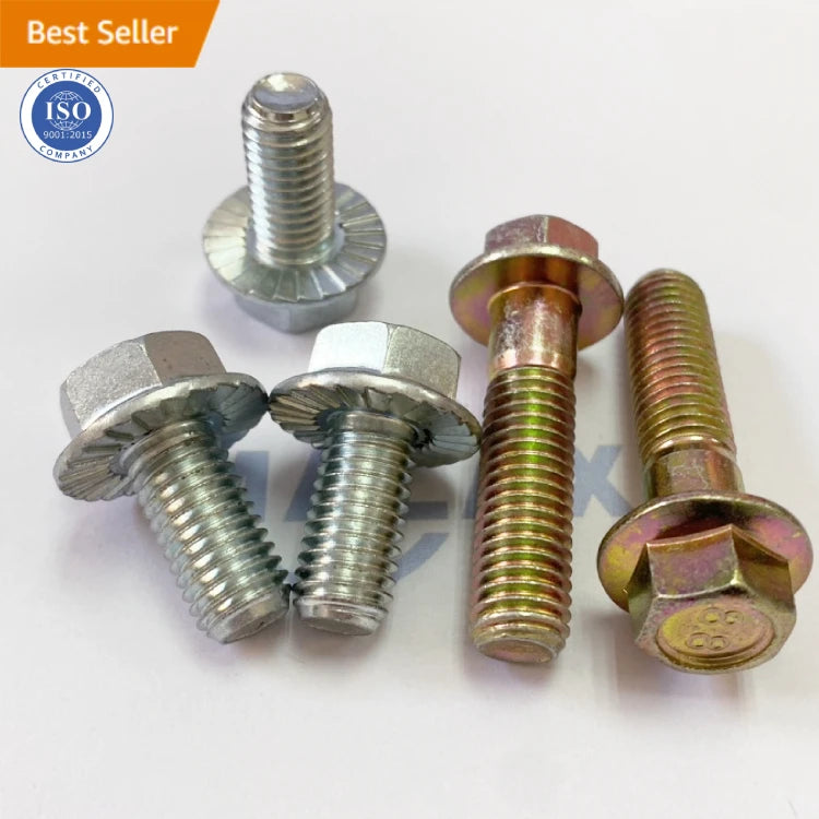 MALAXY Din6921 Hardware M8x20 Head M8 X 1.25 Screws Recessed Bolt 304 316 Stainless Steel Hex Flange Bolts