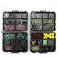 Durable Carp Fishing Tail ABS+Metal/PVC Tube Kit Terminal Fishing Tackle Set Fishing Swivel