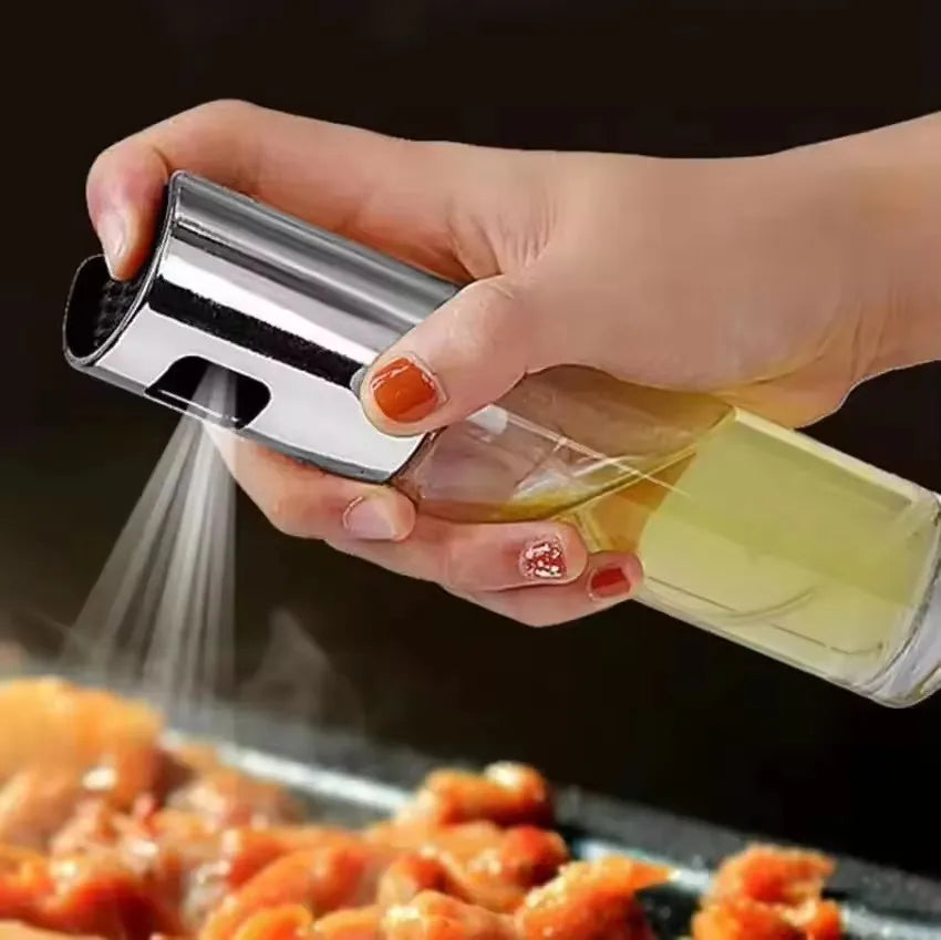 100ml Oil Spray Versatile Glass Oil Sprayer Bottle Olive Dispenser Salad BBQ Kitchen Baking Oil Sprayer