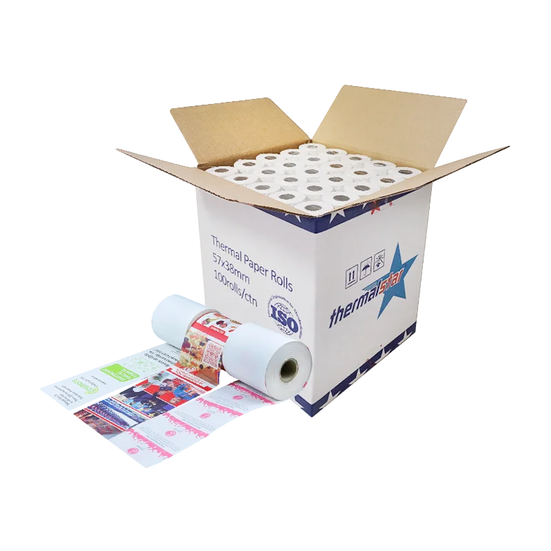 Custom Ticket Paper for Printed Lottery Concert Bus Movie Tickets Thermal Paper Roll
