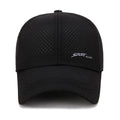 Summer Wholesale Unisex Quick-Drying Breathable Waterproof Mesh 6-Panel Baseball Golf Running Fitted Sport Cap 100% Polyester
