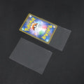 100Pcs Per Pack PP Plastic Board Game Side Loading Card Inner Sleeves Standard Deck Size for Double Sleeving