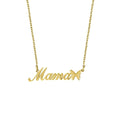 Personalized Sterling Silver 925 Jewellery Plated Butterfly Custom Name Chokers Necklace