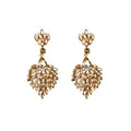 Fashion Style Newest Earrings Colorful Rhinestone Gemstone Glass Diamond Women's Shinny Party Ears Decoration Luxury Jewelry