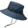 Custom Summer Solid Foldable Bucket Hats for Women-Wide Brim Sun Protection Breathable Mesh Polyester for Travel Cycling Daily