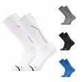 Custom Made Knitted Digital Printing Autumn Letter Pattern Athletic Crew Socks Anti-slip for Women and Men Sport Wholesale