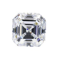 Full Sizes Loose White Color Cz Stones Asscher Cut Zircon Gems Synthetic 5a Cubic Zirconia