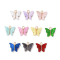 PandaHall Children's Trendy Light Gold Mixed Color Plastic Pendants