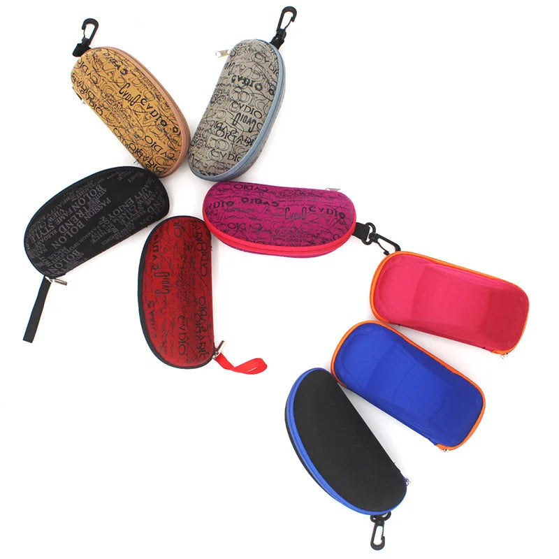New Design Large EVA Soft Sunglasses Case with Zipper Hook Customizable OEM/ODM Wholesale Bulk Order
