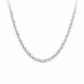 Rainbowking 925 Silver Full of Stars Sparkling Necklace Women High Class Feeling Cauliflower Necklace Fine Jewelry Necklaces