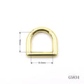 Manufacturer Wholesale Metal Bag Accessories d Ring Buckle Hot Sale 16mm Customized d Ring
