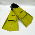 2025 Custom Adult Rubber Swim Flippers Free Full Foot Pocket Swimming Fins Silicone Swimming Fins Training for Adults