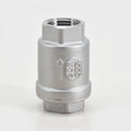H12W DN15 DN20 DN25 DN32 DN40 DN50 Stainless Steel Air Compressor Spring Loaded Lift Non Return Globe Vertical Ball Check Valve
