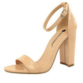 Night Club Party Suede Leather Chunky Heel Sandals Summer Plus Size Shoes High Heel Sandals Shoes Women