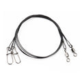 Selco Fishing Tackle Accessories Trace Lures 25CM Stainless Steel Wire Leader Fishing Line