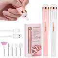 Professional Portable Mini Electric Rechargeable Nail Drill Machine 5 in 1Pedicure Polishing Drill Pen With Bits