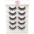 5 Pairs Thai Volume Wet Look Cosplay Full Strip Eyelash Extensions Eyelash Extension Accessories Set False Eyelashes 5 Pair