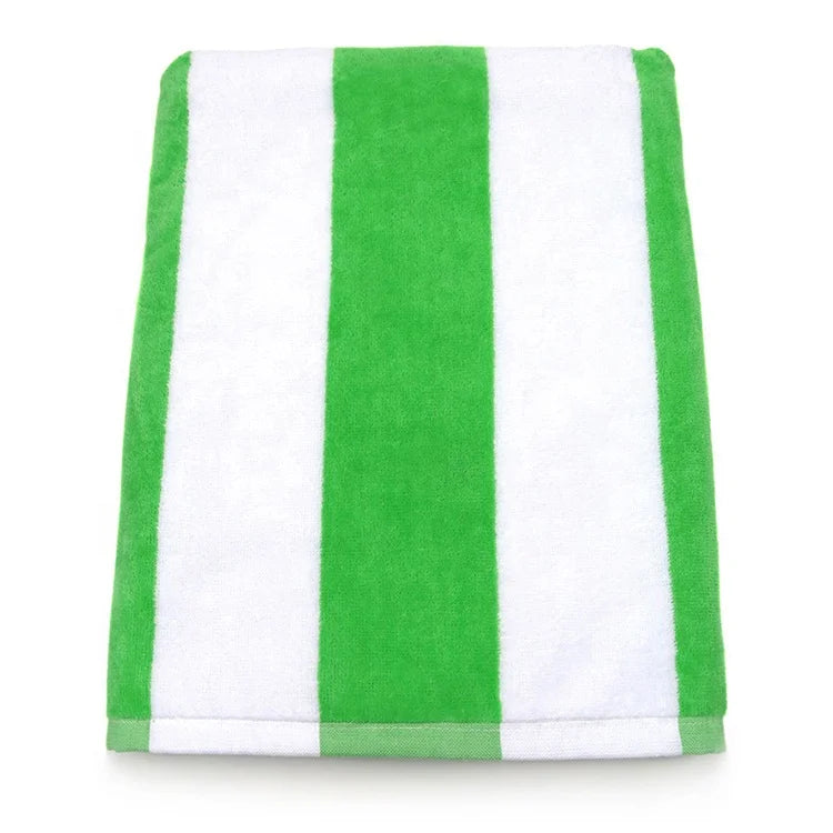 Premium Striped Cotton Beach Towel Ultra Absorbent  Perfect for Beach Pool Wholesale Cotton Beach Towels