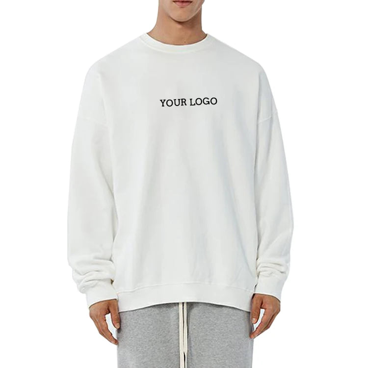 K220017 Custom Men Hoodie and Crewneck Sweatshirt Oversized Pullover Hoodie Streetwear Fashion Casual Clothing for Men